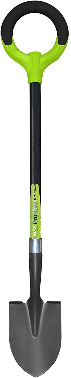 New Award Winning Radius Garden 25802 Pro-Lite Ergonomic Carbon Steel Floral Shovel, Green! Retails $56 