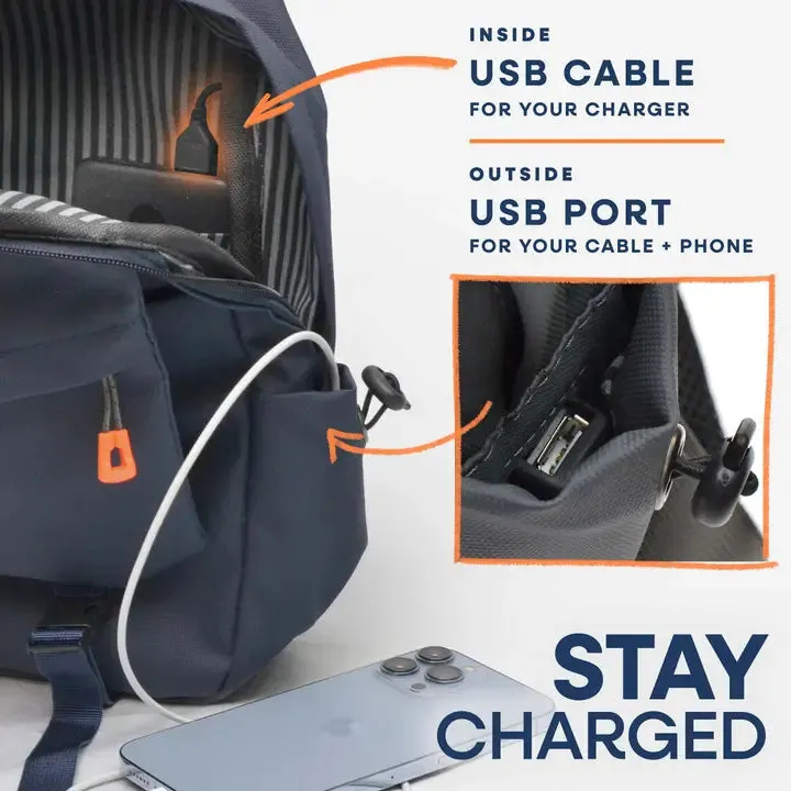 Nupouch Venture Sling - Navy Blue