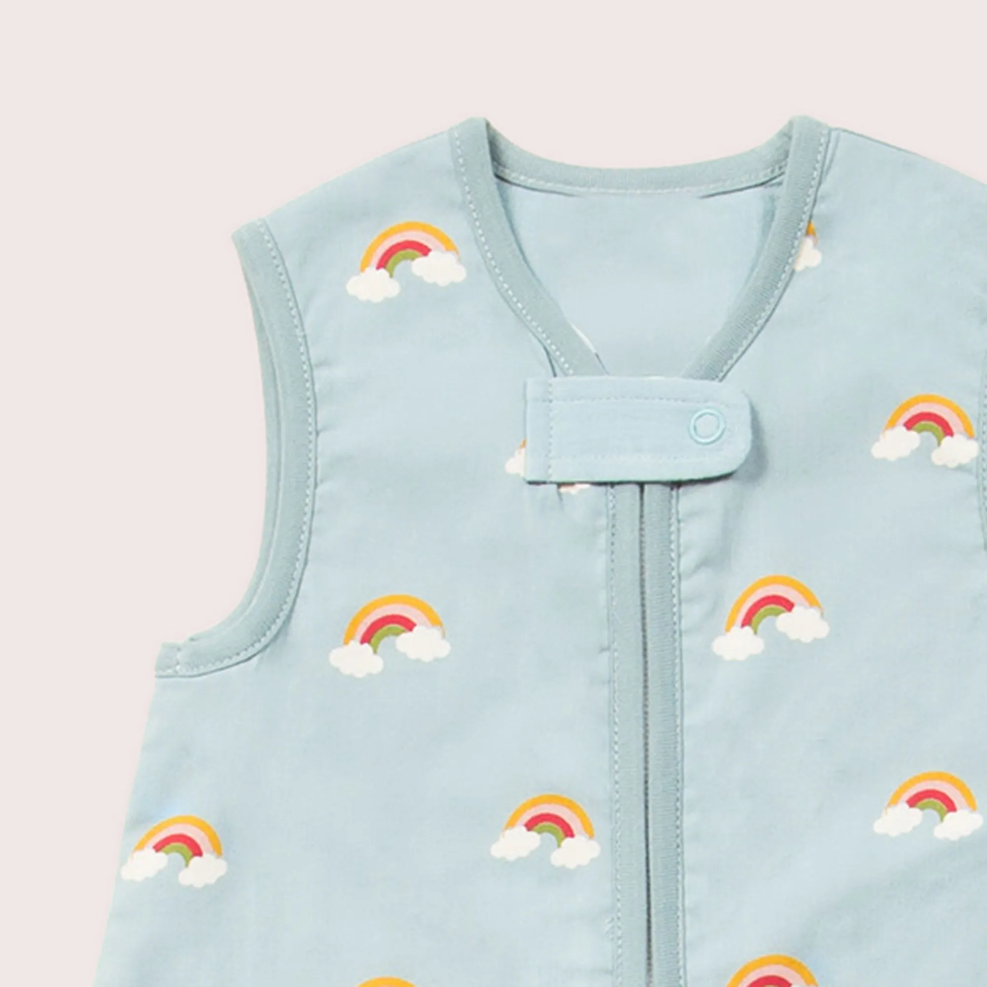 Over the Rainbow Organic Baby Sleeping Bag 1 Tog