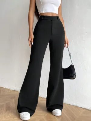 Pantalones Acampanados de Cintura Alta  CR