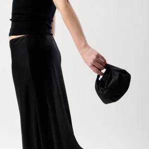 Parachute Bag - Black Raw Silk