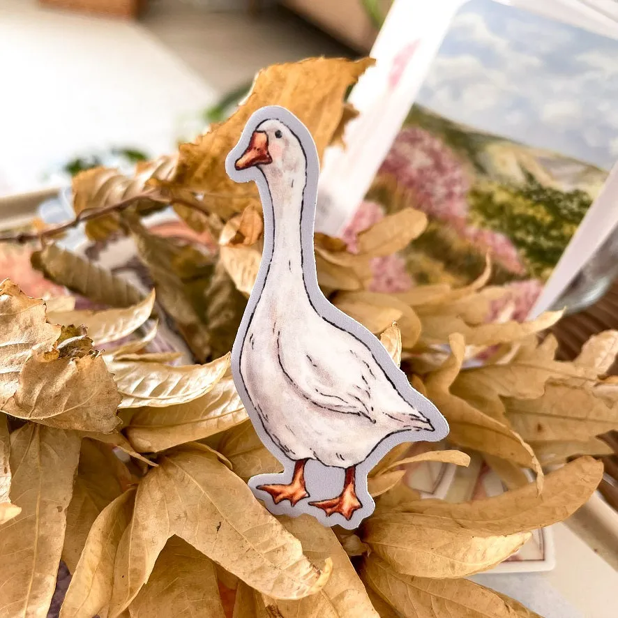 Phyllis The Goose Vinyl Sticker