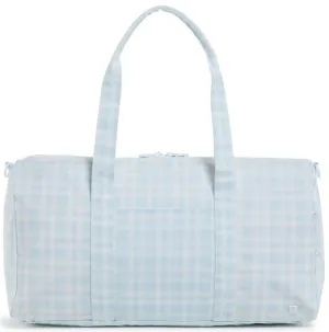Pimlico Plaid Blue Weekender Duffel Bag