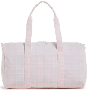 Pimlico Plaid Pink Weekender Duffel Bag