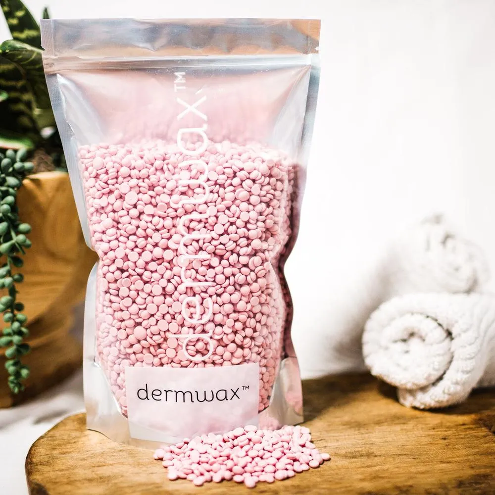 Pink Chifffon Wax - Hard Wax Beads / 60 Lbs. by Dermwax