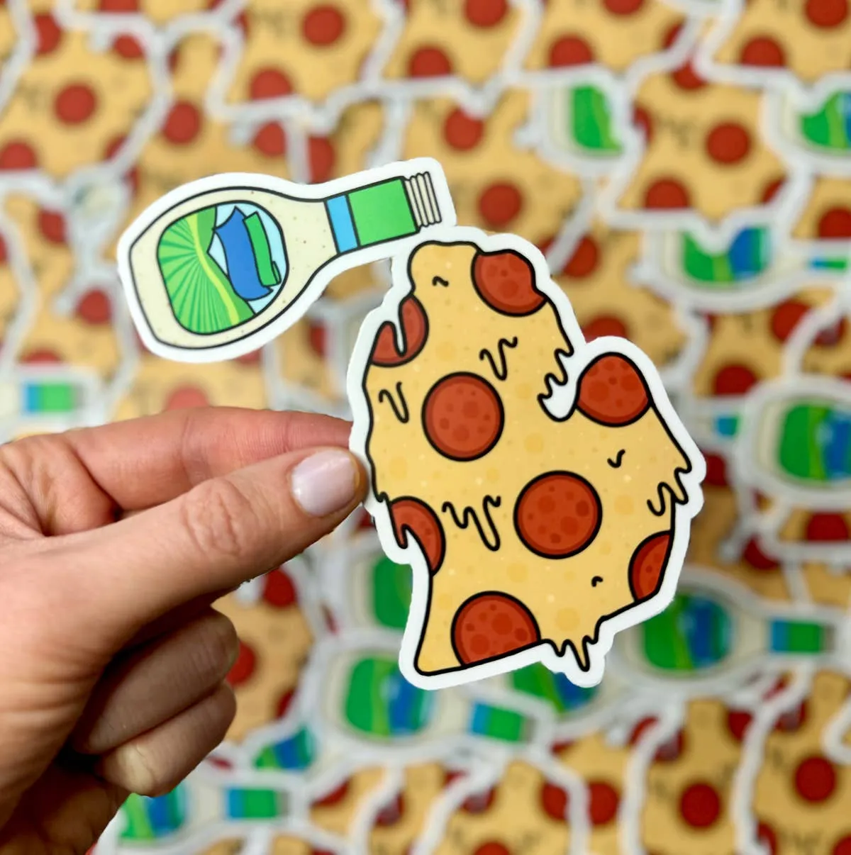 Pizza   Ranch Michigan Sticker