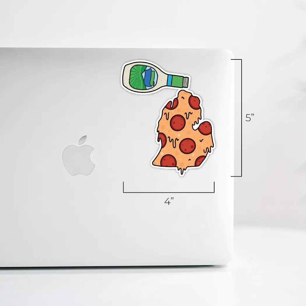 Pizza   Ranch Michigan Sticker