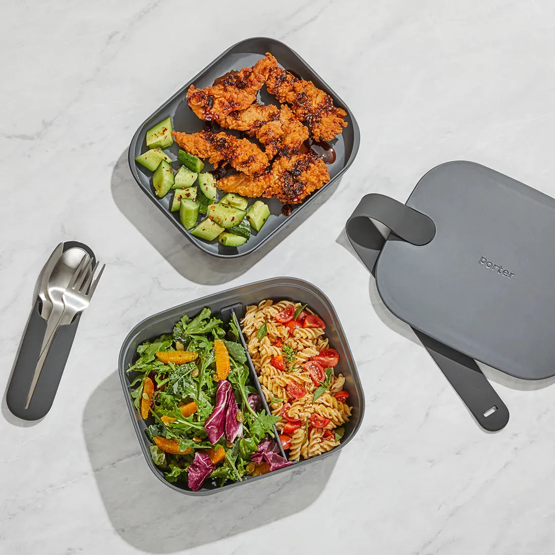 Porter Lunch Box - Charcoal