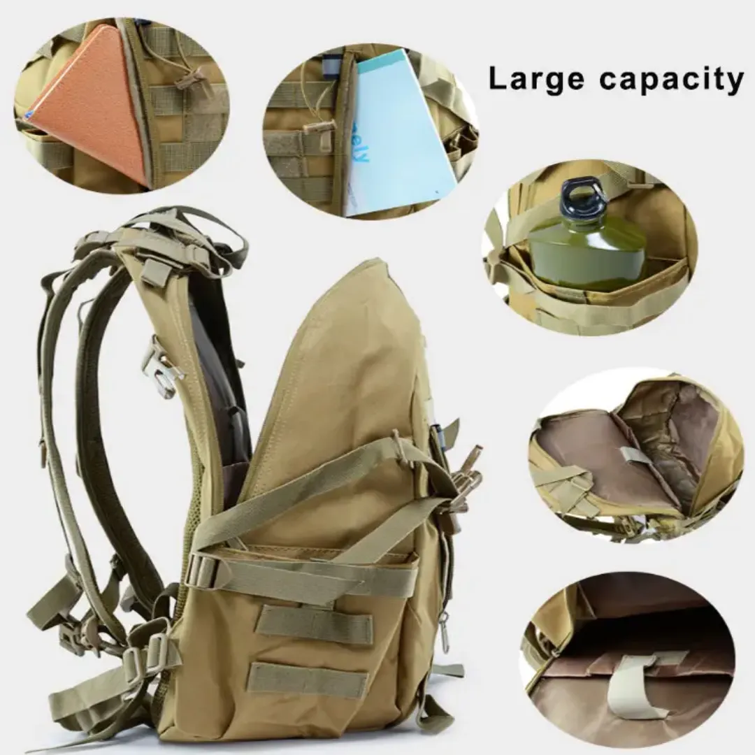PrepPro 35L Tactical Backpack – 3-Day Assault Pack for Adventure, Duty & Survival