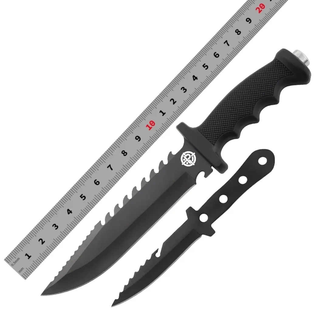 PrepPro Tactical Dual-Blade Survival Knife Set – Built for Any Mission
