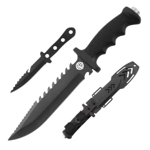 PrepPro Tactical Dual-Blade Survival Knife Set – Built for Any Mission