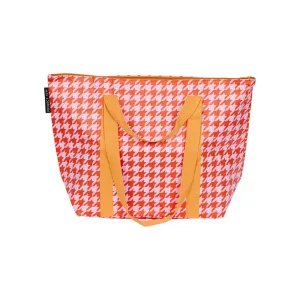 Project Ten Zip Up Tote Medium - Houndstooth