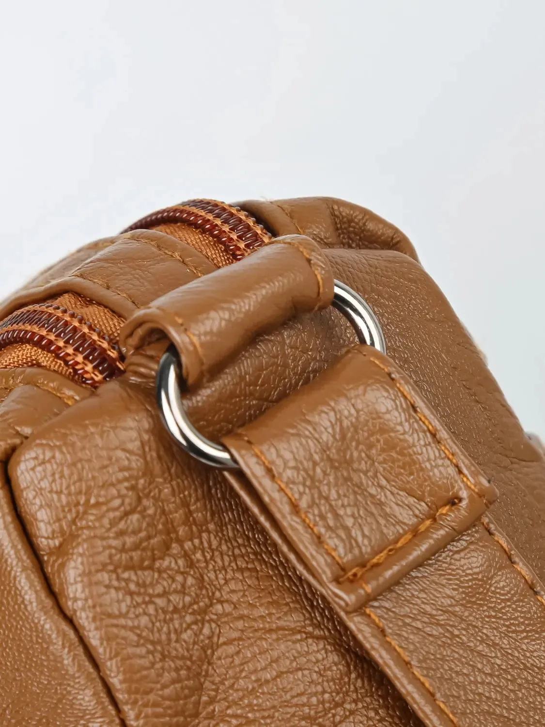 'Remi' Leather Vintage Style Shoulder Bag