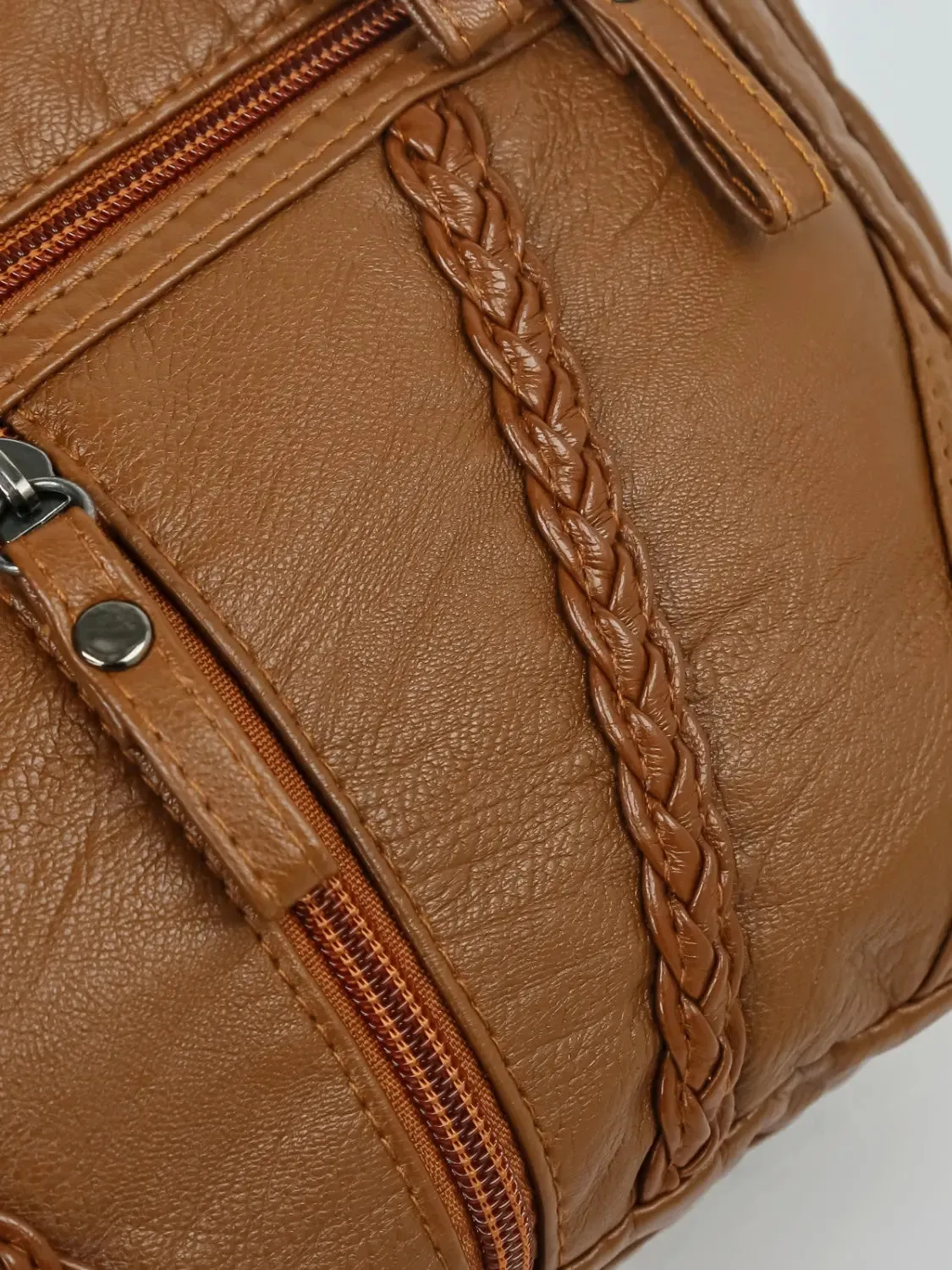 'Remi' Leather Vintage Style Shoulder Bag