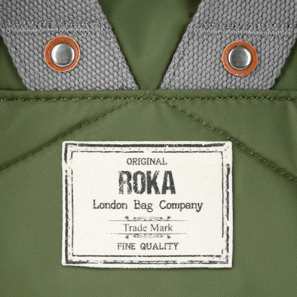 Roka Canfield B Recycled Nylon (Medium) Avocado Bag