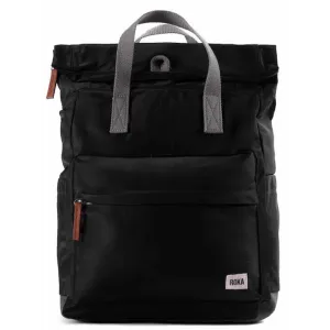 Roka Canfield B Recycled Nylon (Medium) Black Bag