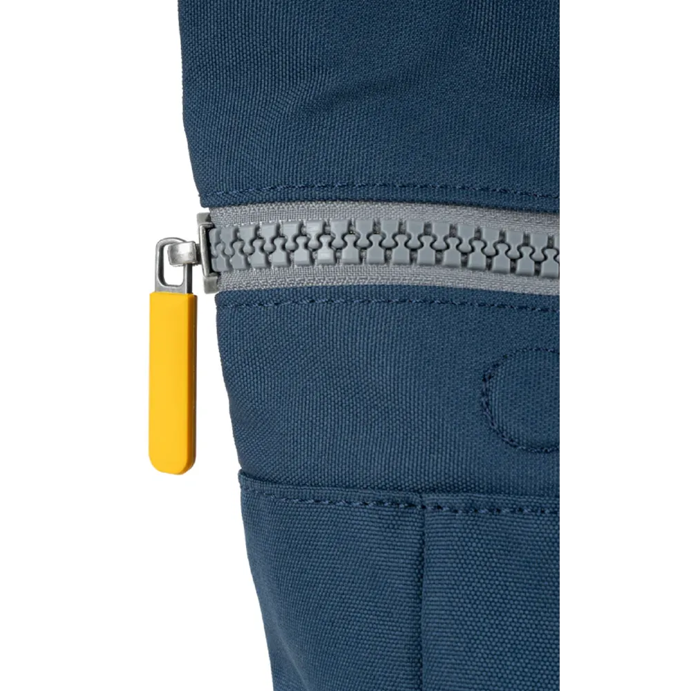 Roka Yellow Label Canfield B Recycled Canvas (Medium) Deep Blue Bag