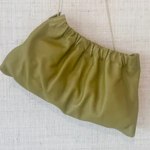 Ruched Shoulder Bag Winter Moss