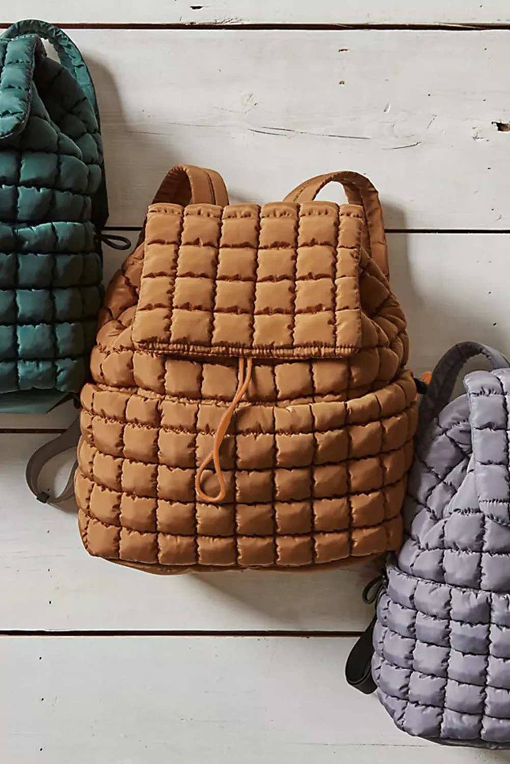 Sallie, Quilted Puffer Backpack