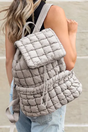 Sallie, Quilted Puffer Backpack
