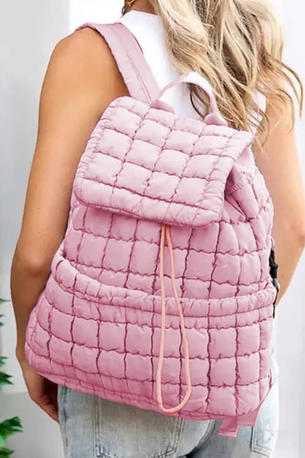 Sallie, Quilted Puffer Backpack