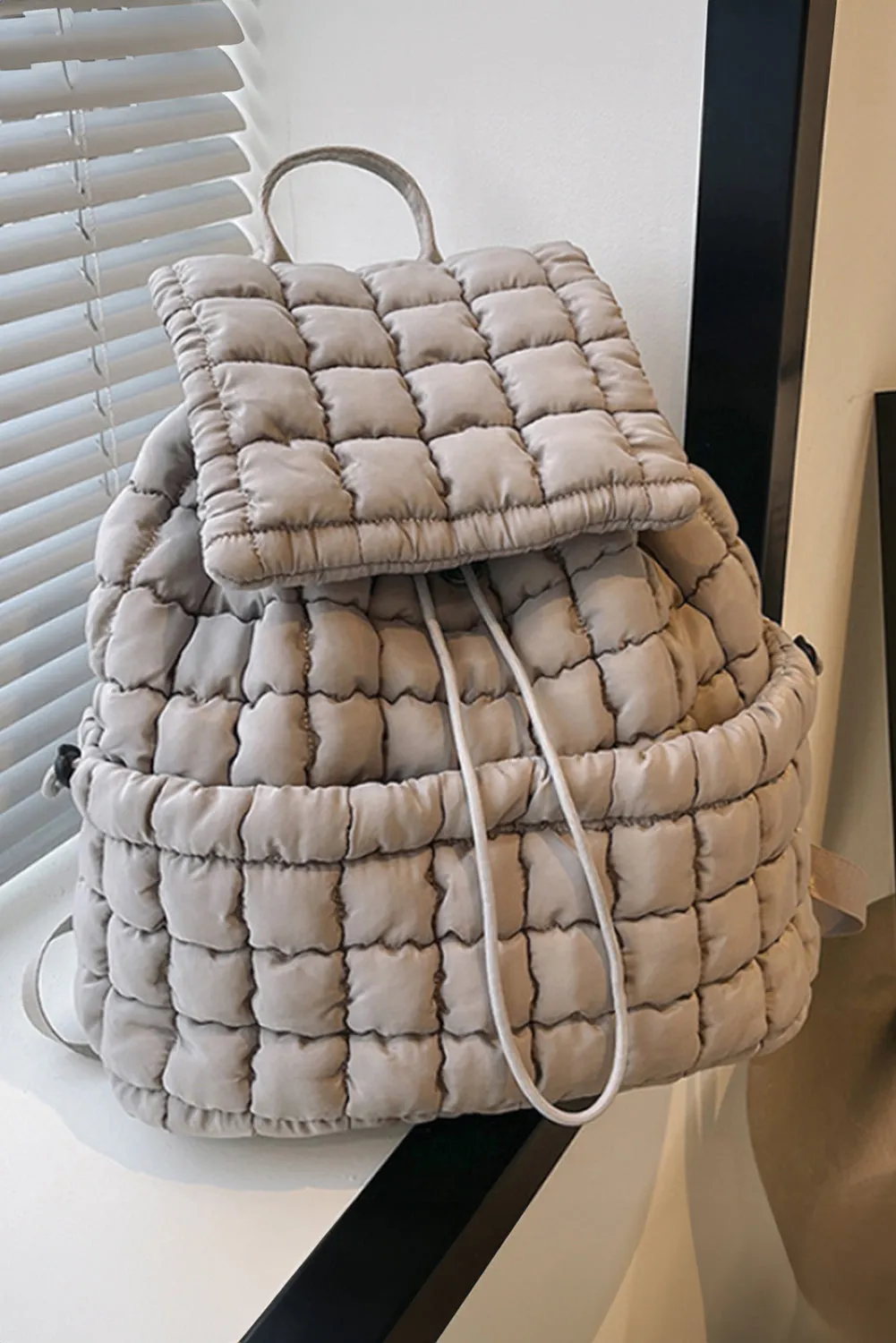 Sallie, Quilted Puffer Backpack