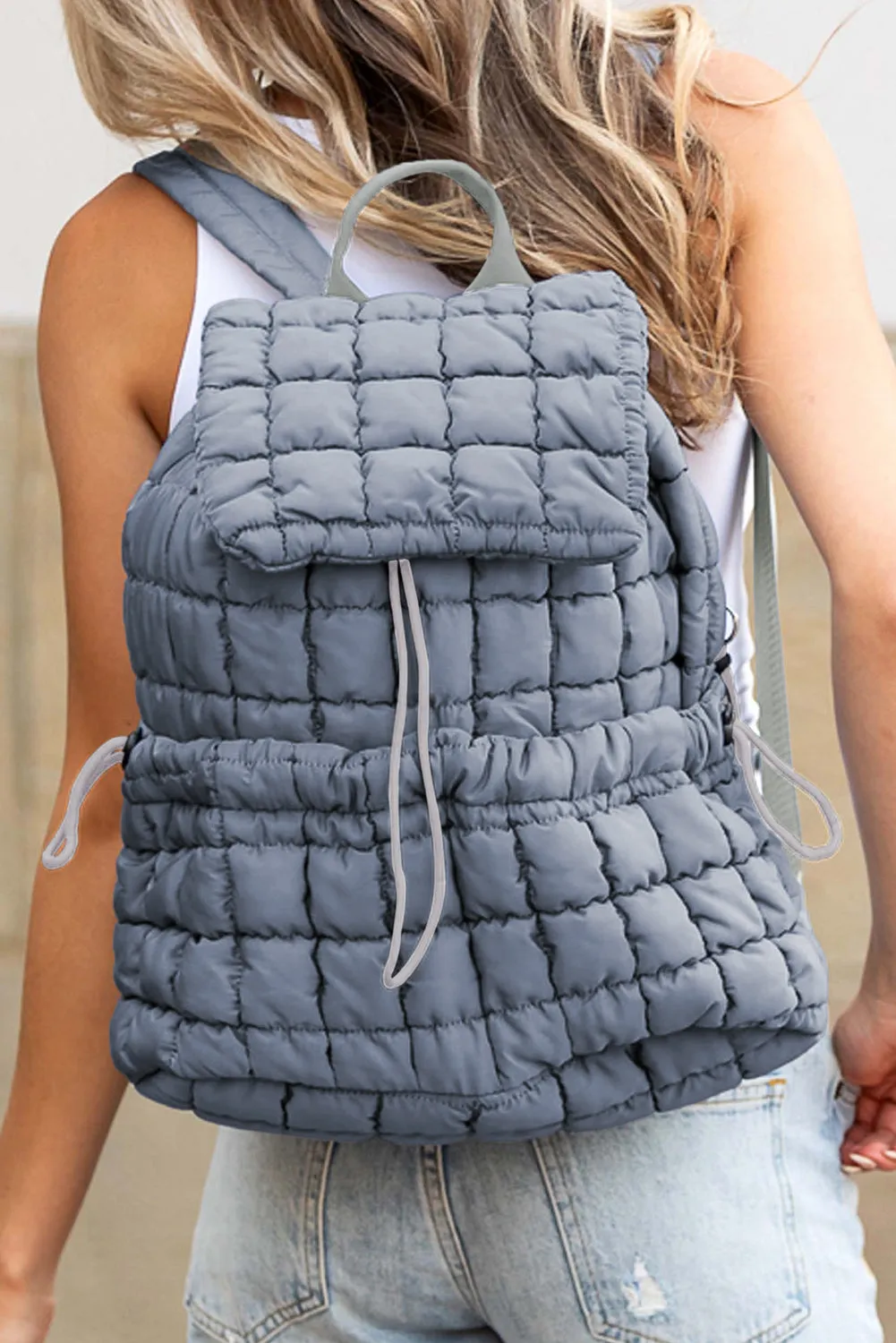 Sallie, Quilted Puffer Backpack
