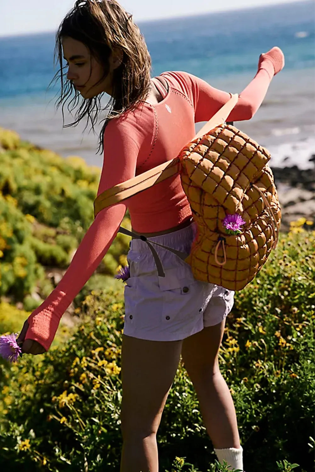 Sallie, Quilted Puffer Backpack