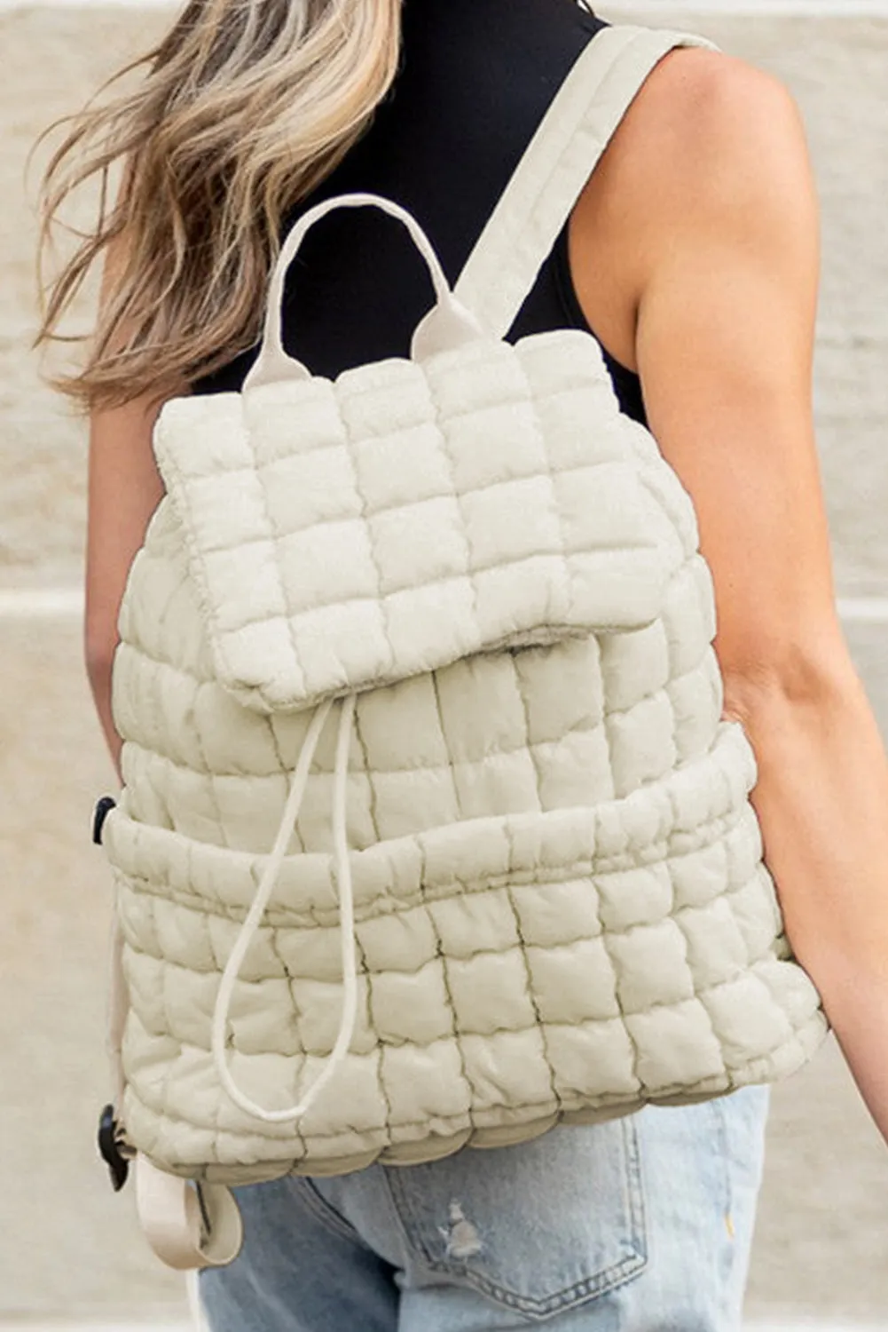Sallie, Quilted Puffer Backpack