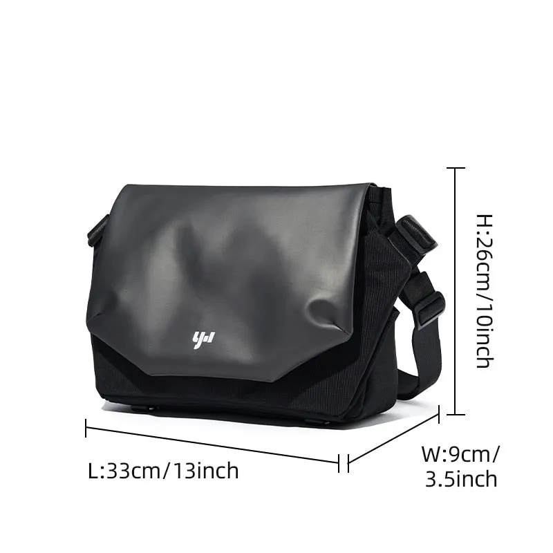 Sleek Waterproof Satchel Bag Crossbody Bag Messenger Bag, Medium/Large