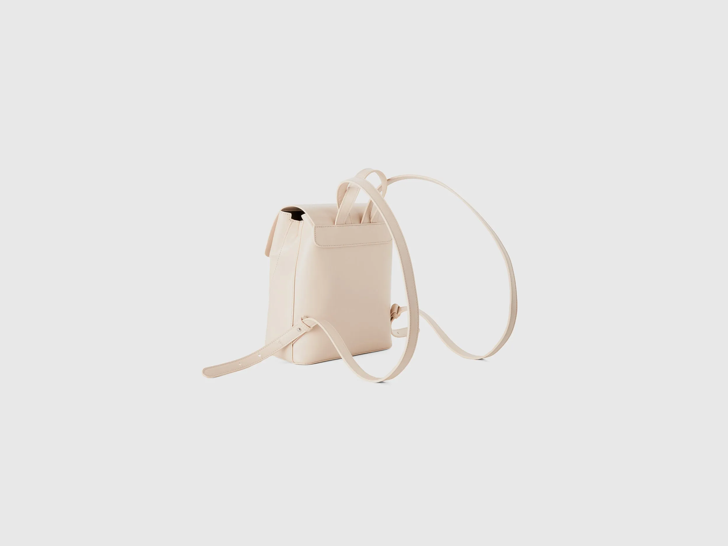 Solid Push Button Backpack