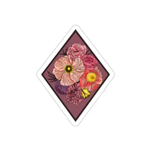 Spring Flowers Die-Cut Sticker