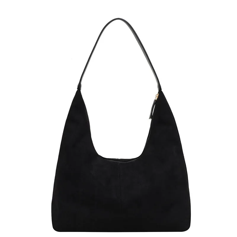 Suede commuter large capacity bag