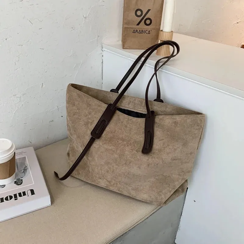 Suede Tote