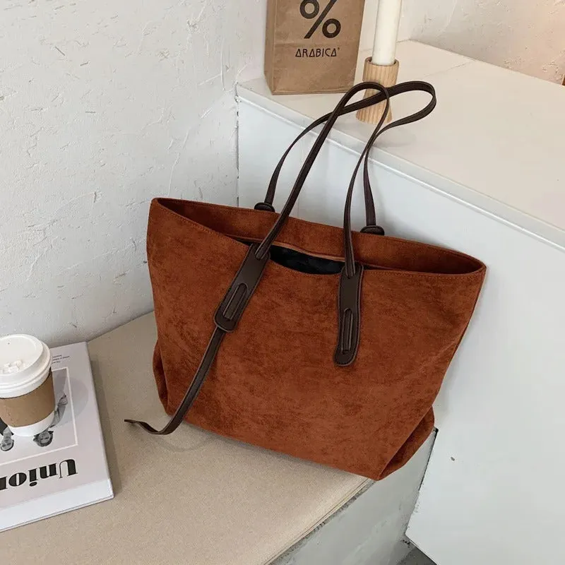 Suede Tote