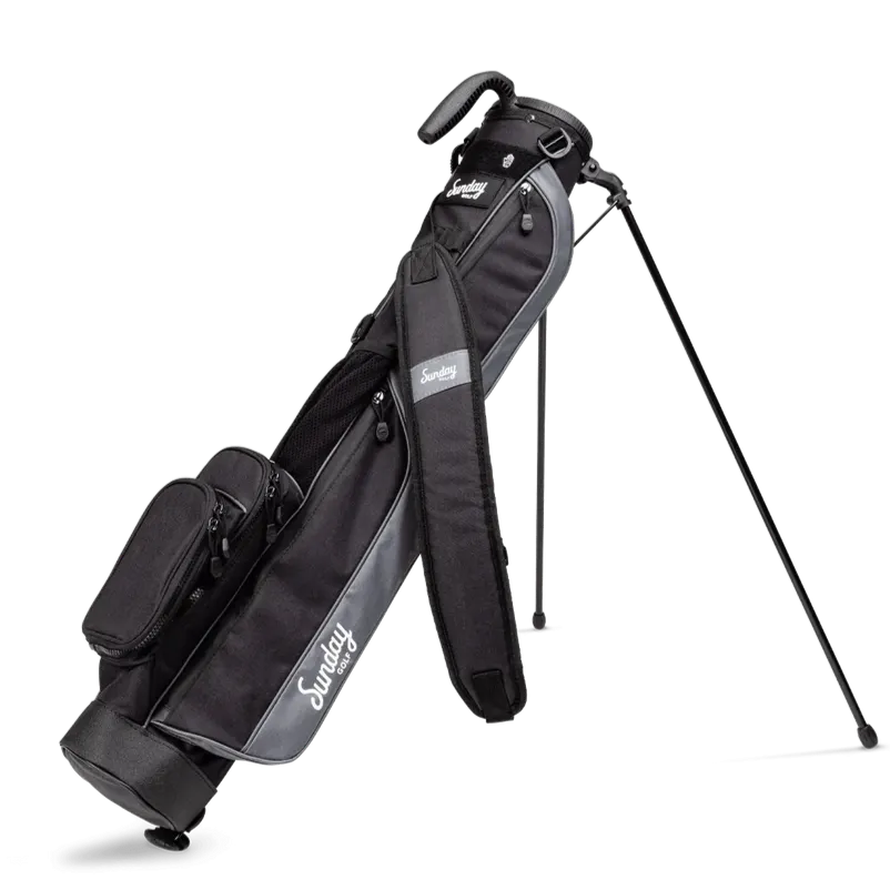 Sunday Golf Loma Golf Stand Bag Matte Black (Bag Height 32")