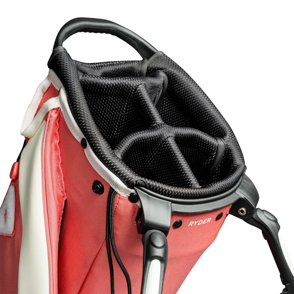 Sunday Golf Ryder 23 Golf Stand Bag Matte Black (Bag Height 35")