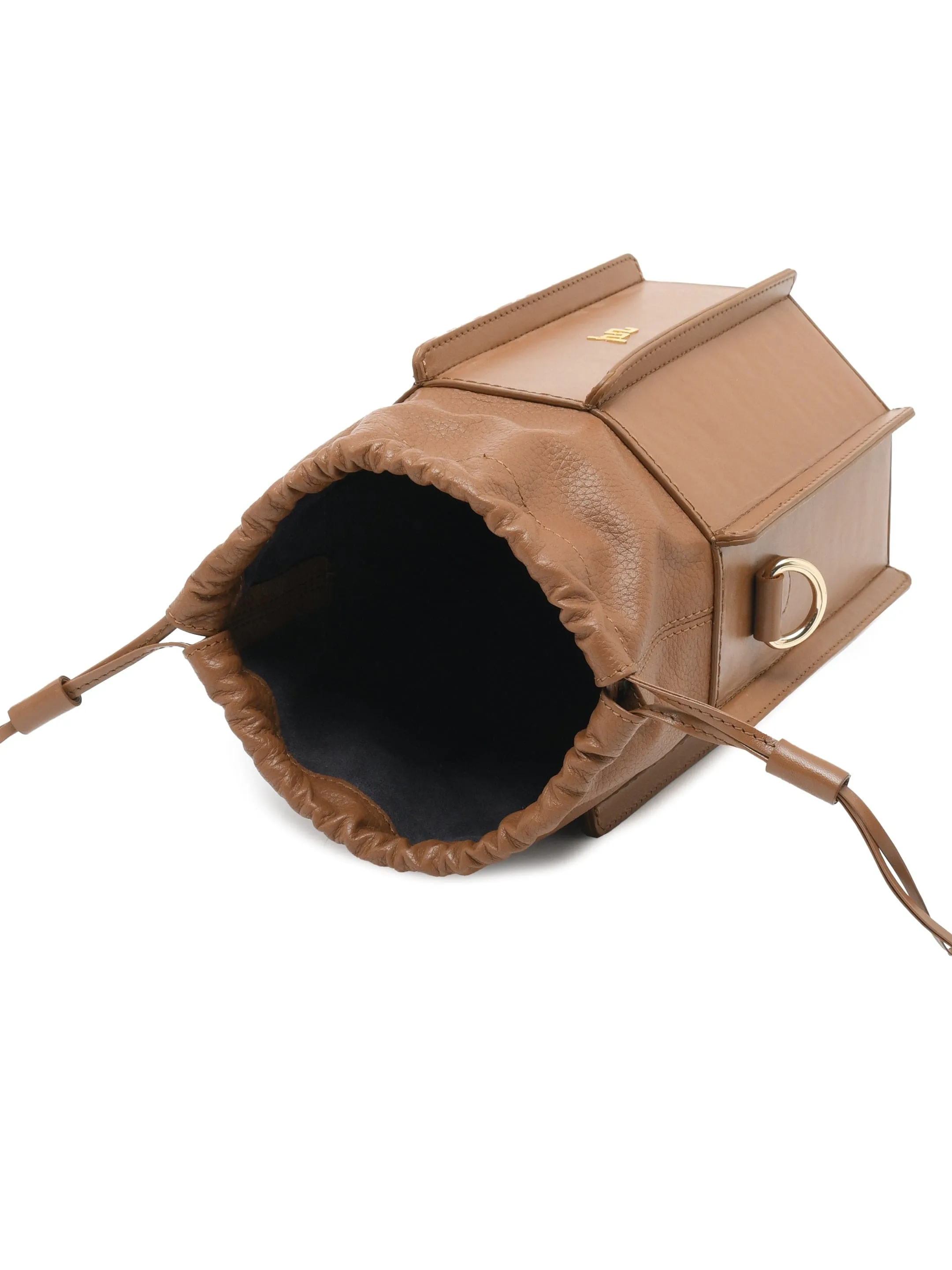 Sunlit Bucket Bag In Tan