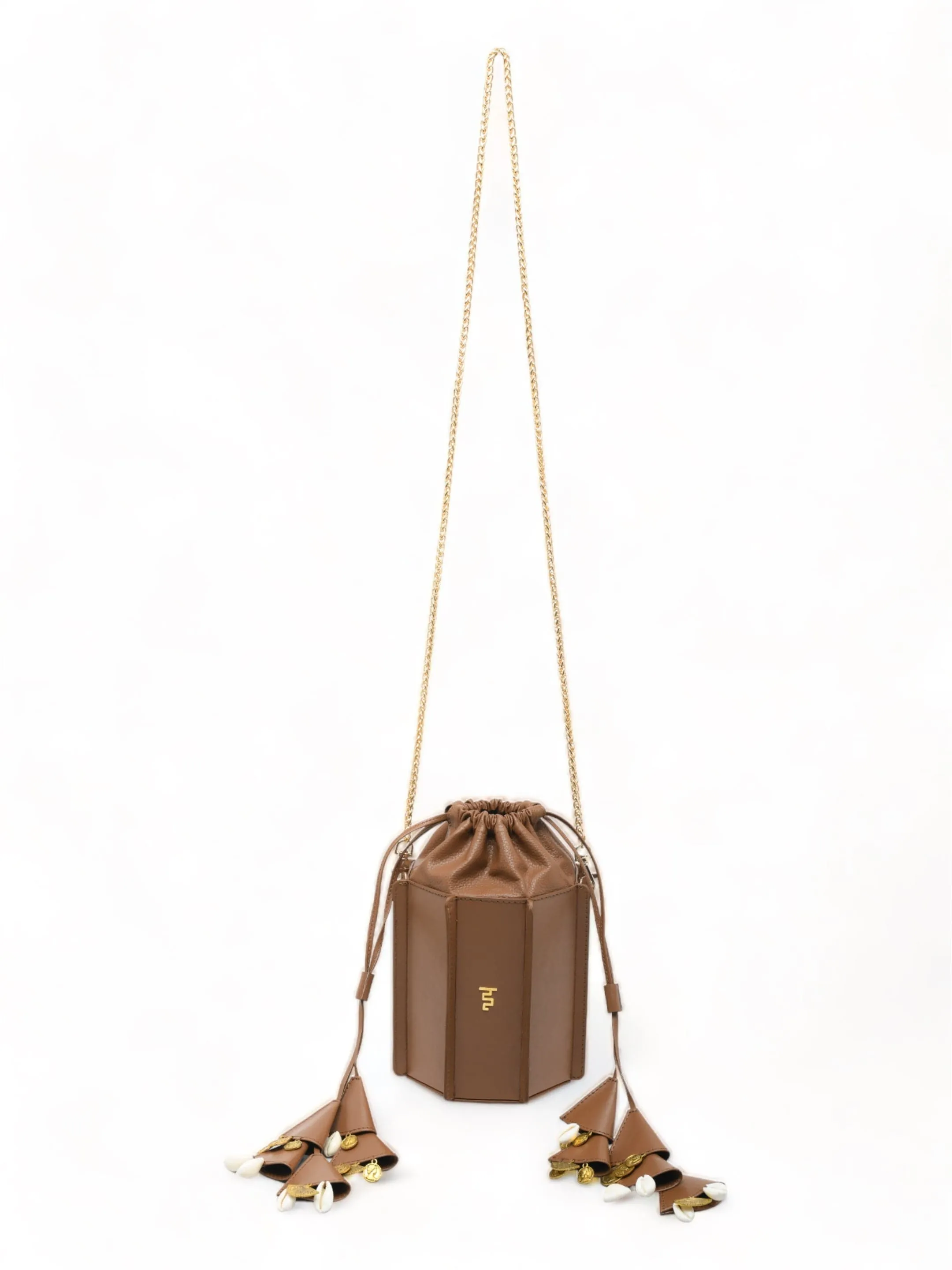 Sunlit Bucket Bag In Tan