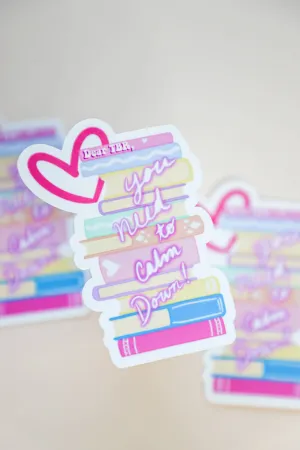 Taylor Swift Calm Down TBR Sticker