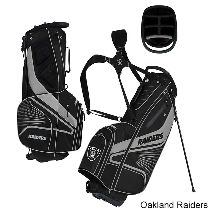 Team Effort NFL Gridiron III Stand Bag Oakland Raiders