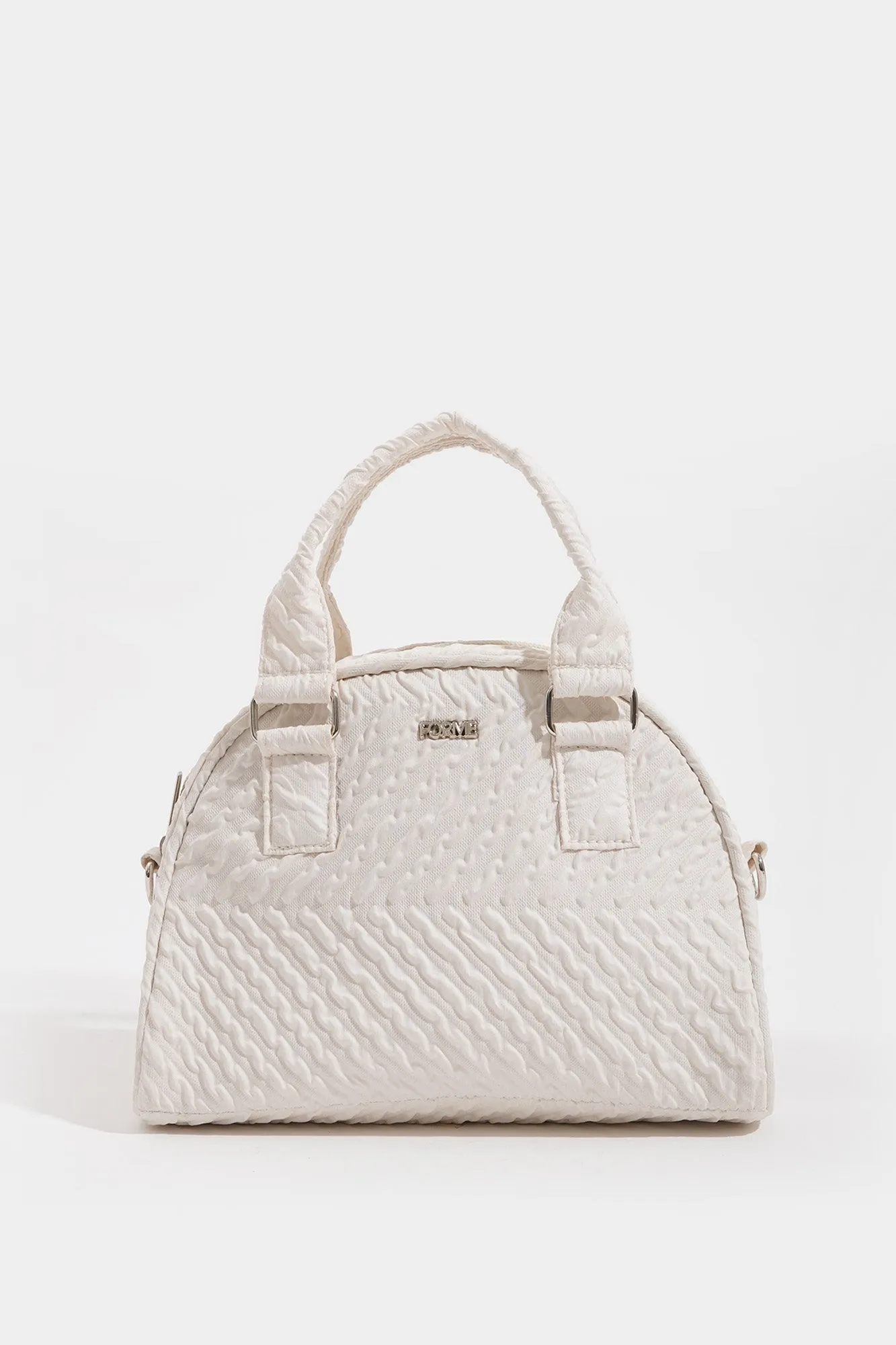 Textured Hobo Bag