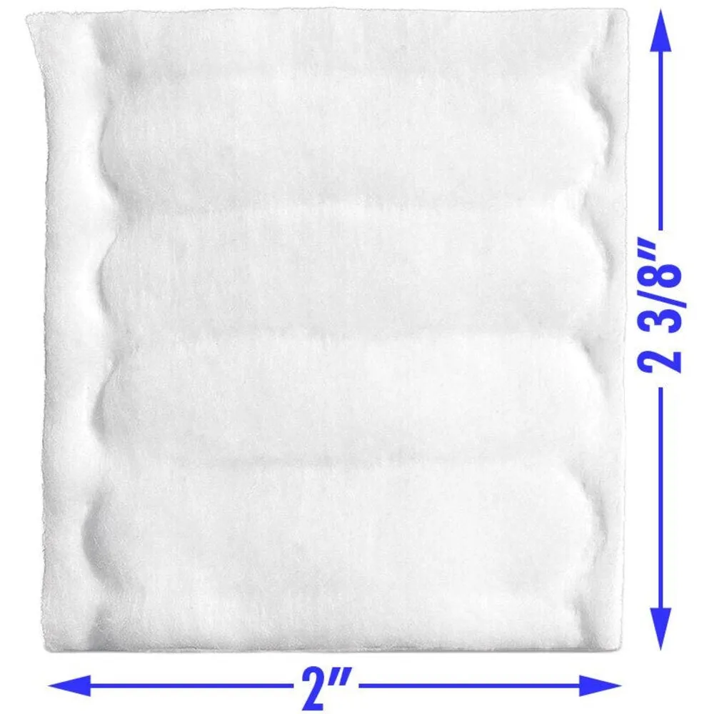 Textured Rectangular Cotton Pads - 2" X 2.375" / 160 Pads Per Bag X 35 Bags = 5,600 Cotton Pads