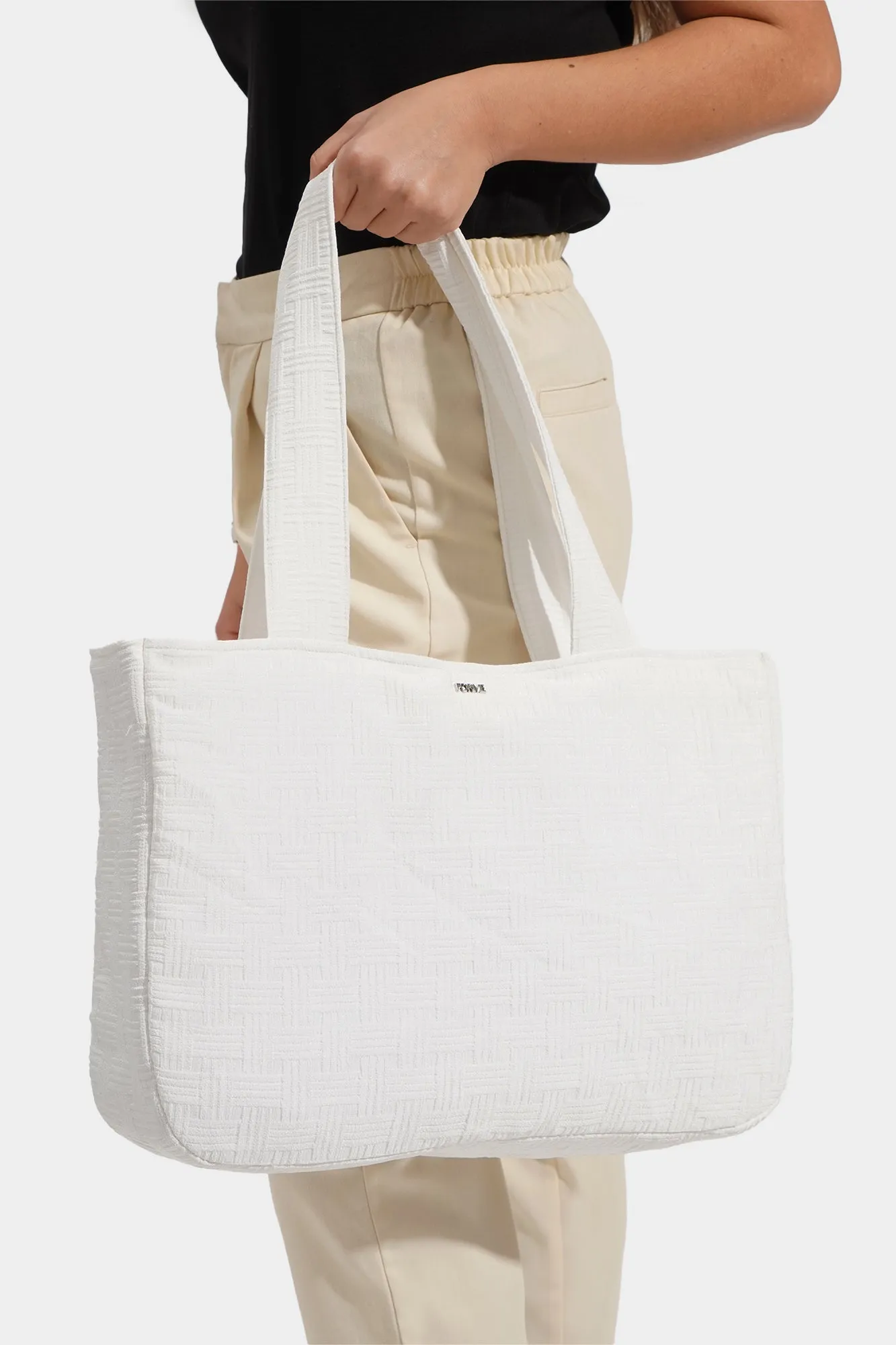 Textured Shoulder Bag