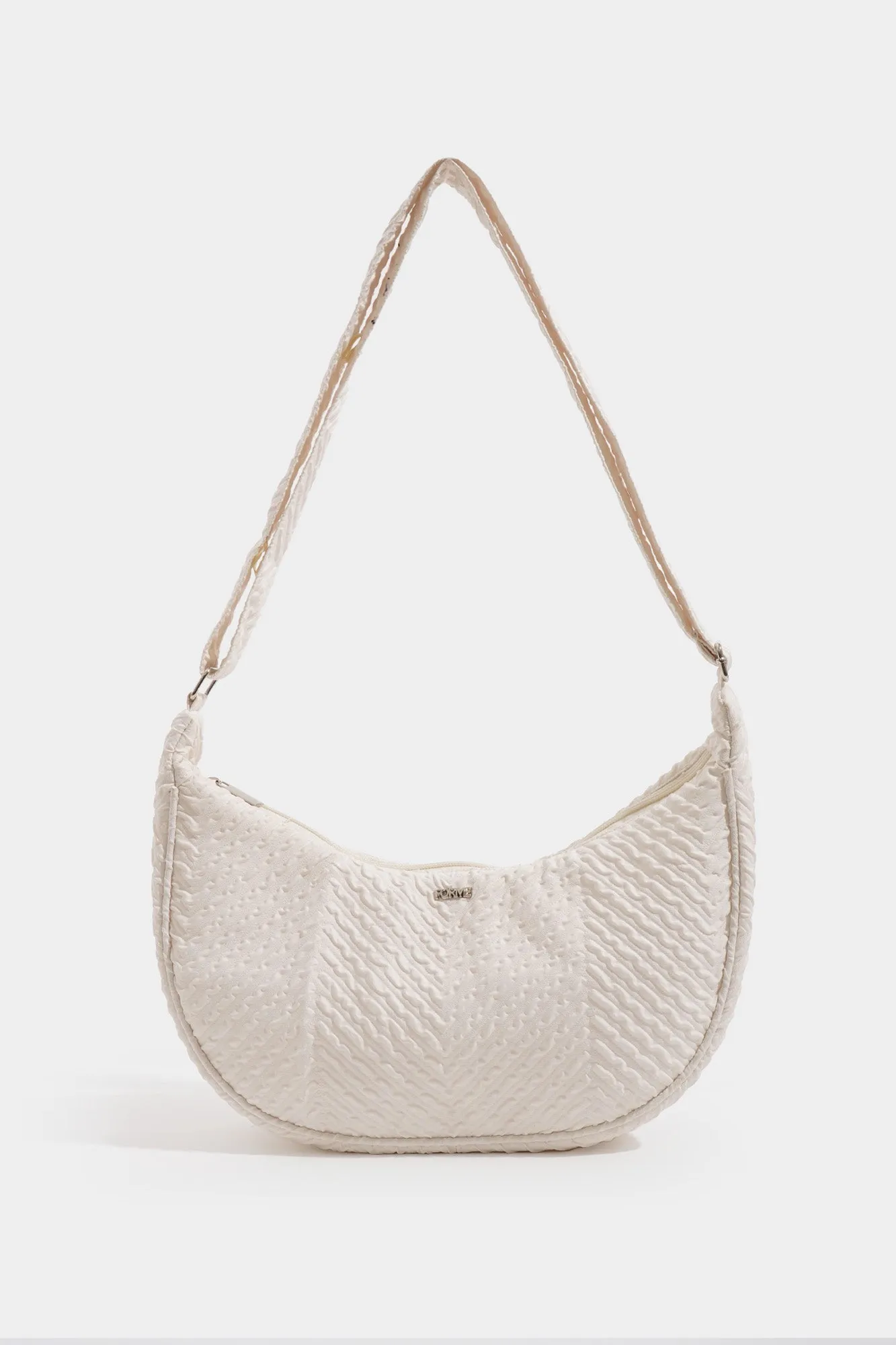 Textured Shoulder Bag