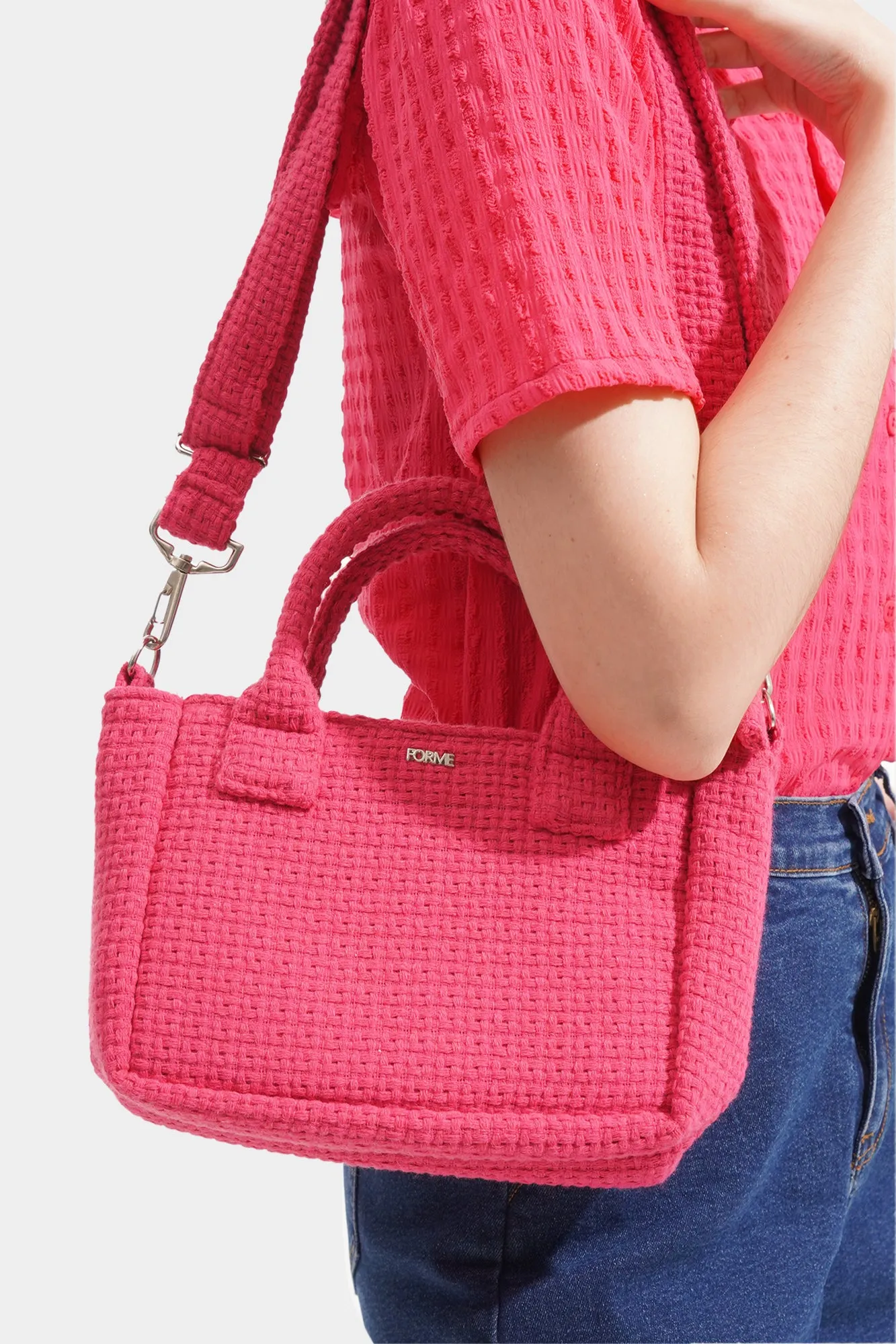Textured Sling Bag