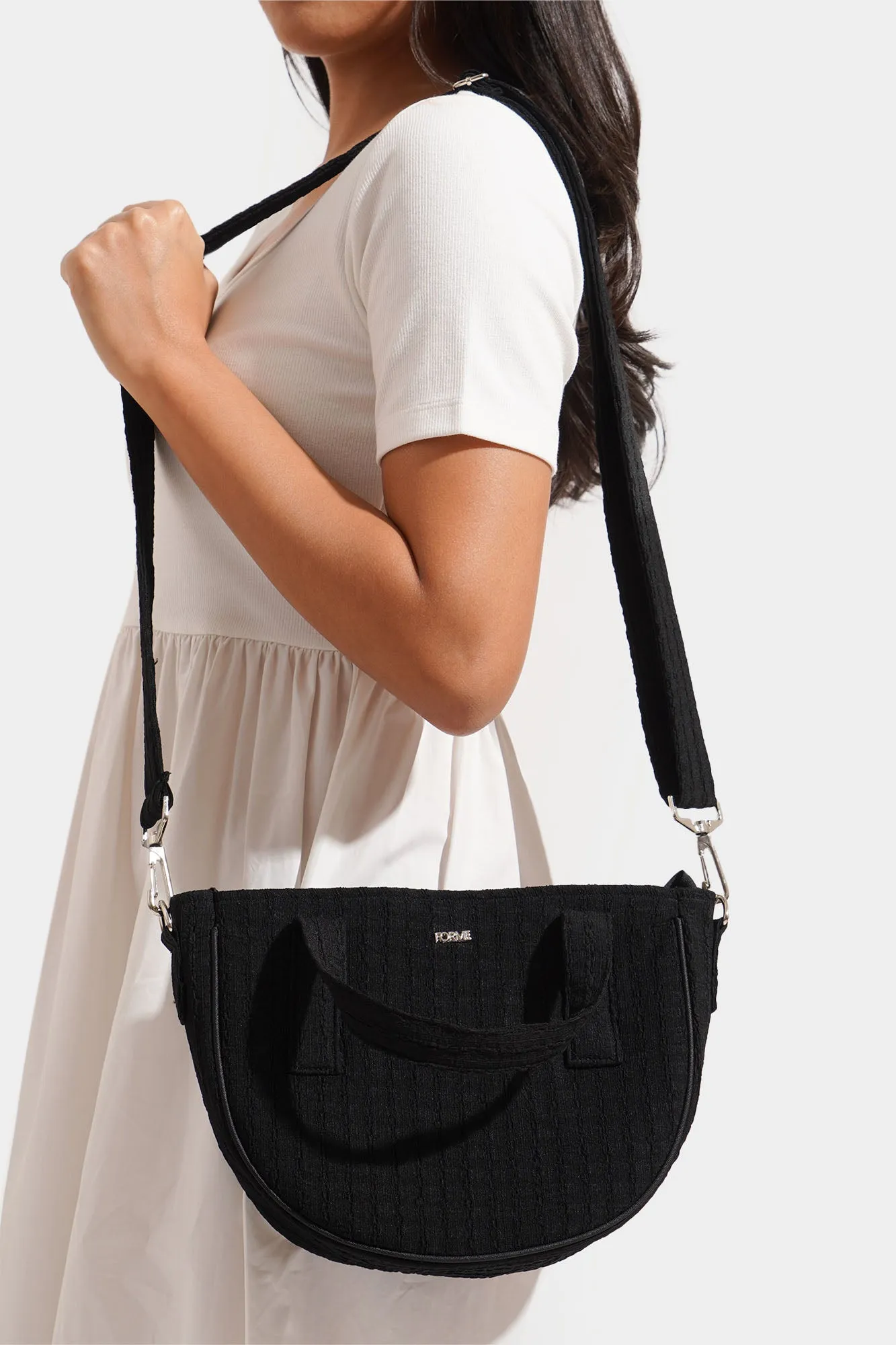 Textured Sling Bag