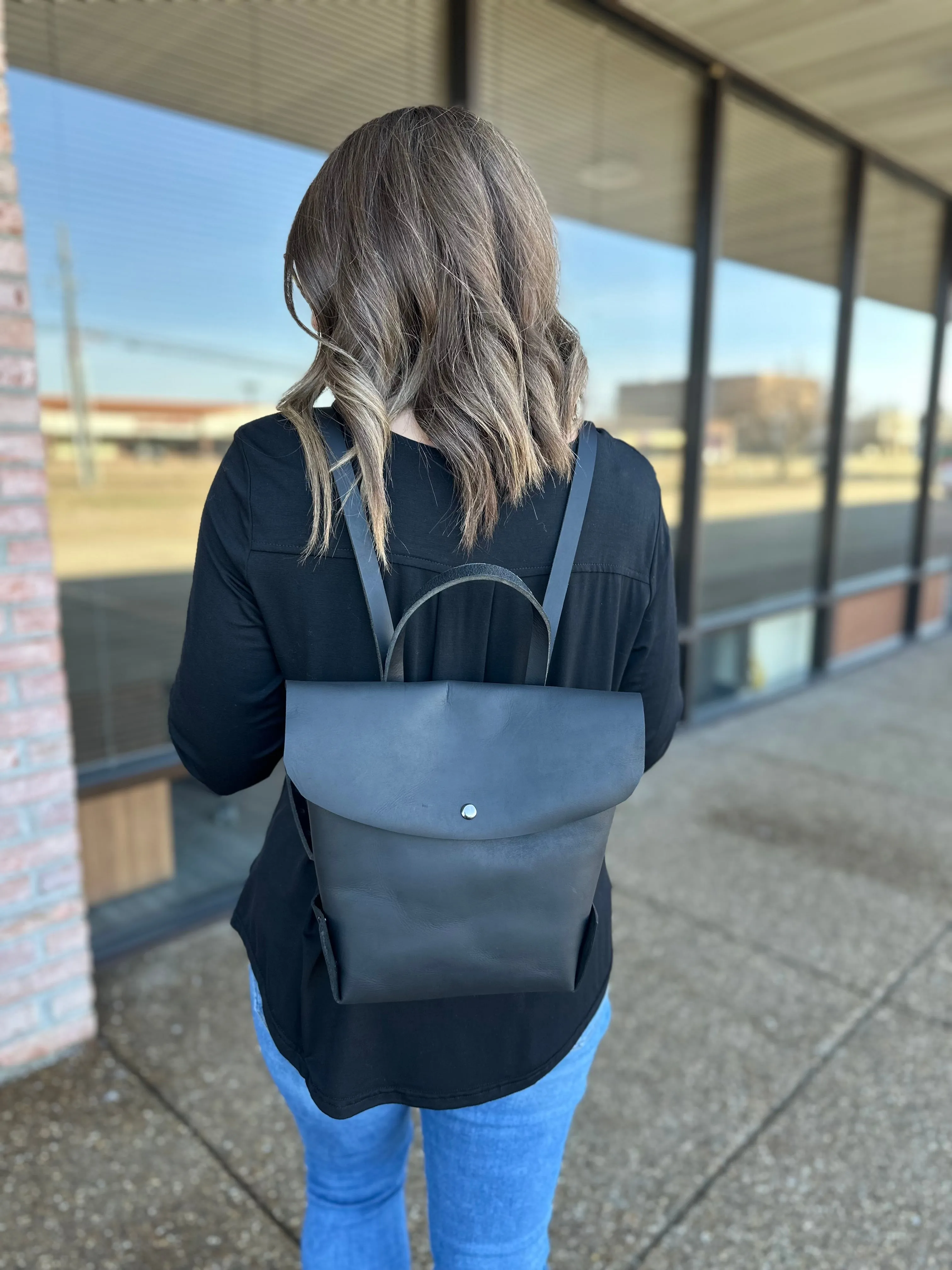 The Christy Genuine Leather Backpack