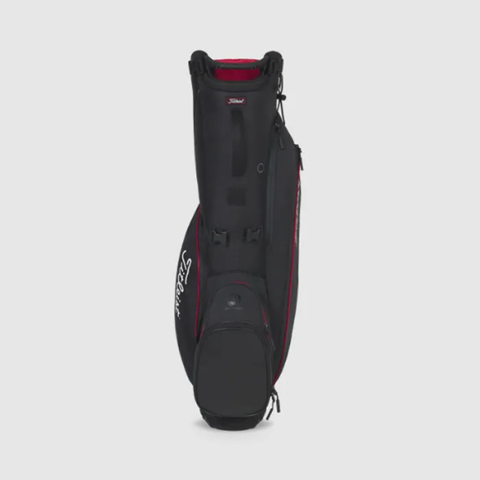Titleist Players 4 Carbon Stand Bag - Black/Black/Red