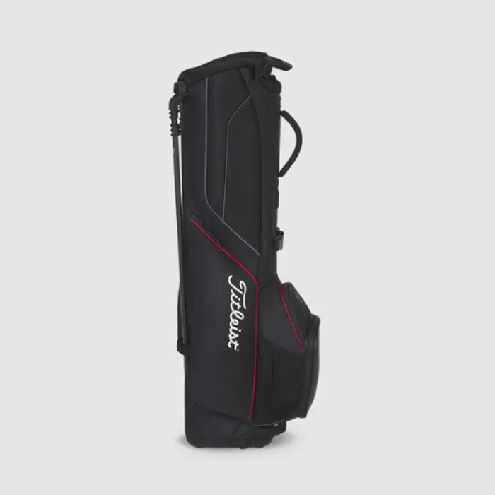 Titleist Players 4 Carbon Stand Bag - Black/Black/Red